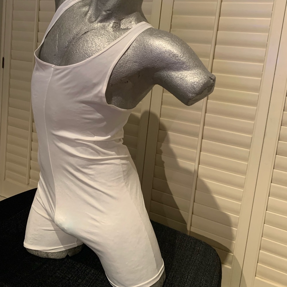 Tank/ Shorts  #444- White